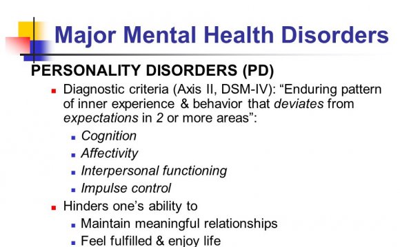 2 Major Mental Health