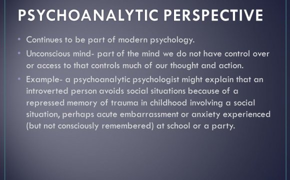 Part of modern psychology