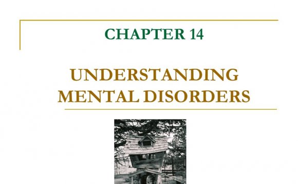 Understanding mental disorders