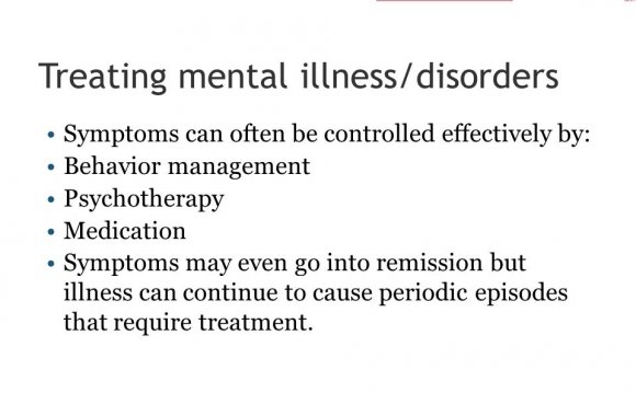 Mental illness disorders symptoms