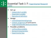 Definition Experimental design Psychology