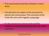 Sigmund Freud the unconscious Mind
