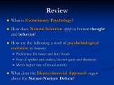What is Evolutionary psychology?