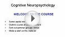 Cognitive Neuropsychology