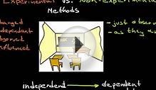 Experimental and Non-experimental Methods