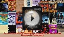 PDF Download Encyclopedia of Personality Research