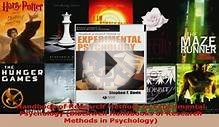 Read Handbook of Research Methods in Experimental